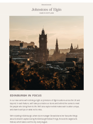 Johnstons of Elgin - Edinburgh in Focus