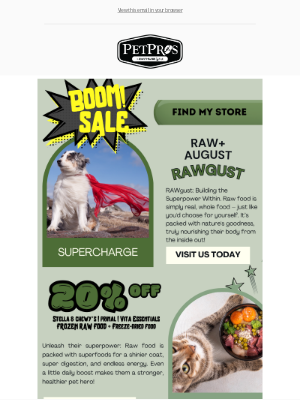 Pet Pros - Don't Miss Out on Rawgust Deals! 🥶