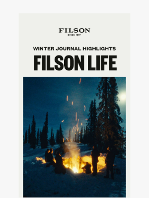 Filson - Winter Journal Highlights