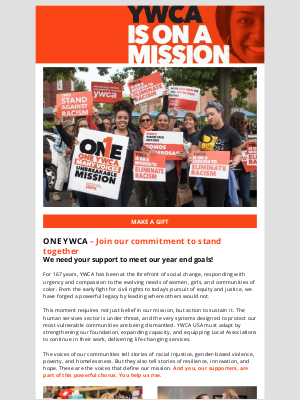 YWCA USA - One YWCA – Join our commitment to stand together