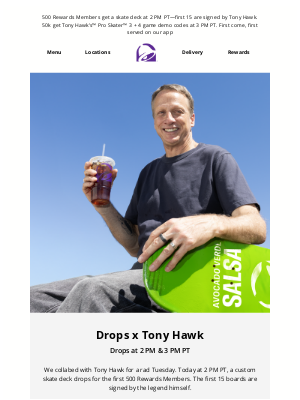 Taco Bell - Tuesday Drops: Gamers 🤝 skaters