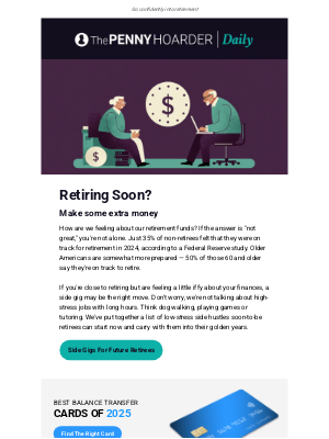 The Penny Hoarder - Low-stress side gigs for soon-to-be retirees