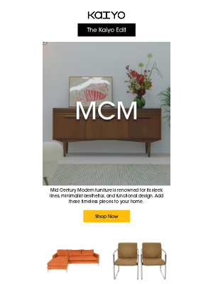 Kaiyo - The Kaiyo Edit: MCM 🛋️