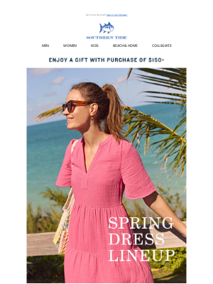 Southern Tide - Gift on us. Dresses on you.