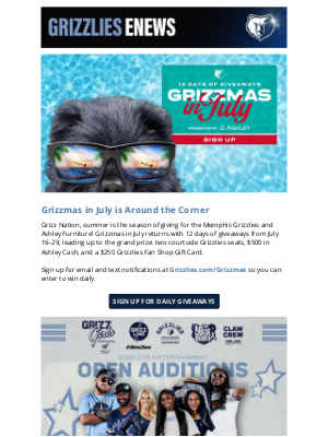 Memphis Grizzlies - 'Tis (almost) the Grizzmas in July season ☀️🎅