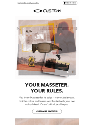 Oakley - Theresa, Masseter Is Now Yours To Customize