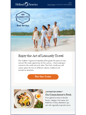 Holland America Line - Savour the Journey with Holland America