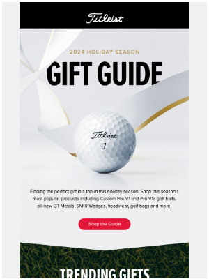 Titleist - Best of 2024 | Holiday Gift Guide