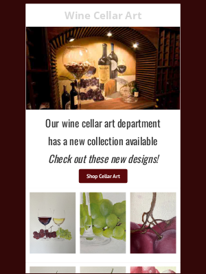 Wine Cellar Innovations - Wine Cellar Art, Our New Collection!