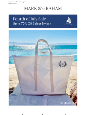 Mark and Graham - Our Best-Selling Beach Tote