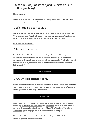 Gumroad - 💥Open-source, Hackathon, and Gumroad's 14th Birthday—oh my!