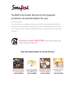 Soufeel Jewelry (Australia) - Exclusive discounts and popular products for you！