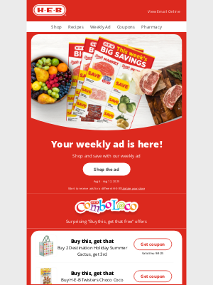H-E-B - Your weekly ad is here!