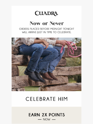 CUADRA - Still Need a Gift? Don’t Wait Any Longer.