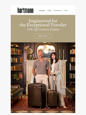 Hartmann - Elevate your Travels with Century Deluxe Starting at $277