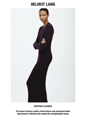 HELMUT LANG - F/W 2025: DRESSES