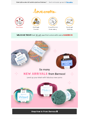 LoveCrafts Collective Ltd - Spruce up 🎄 your crafting stash for Christmas