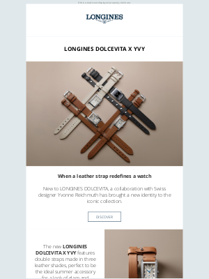 Longines Watch Co. - LONGINES DOLCEVITA X YVY