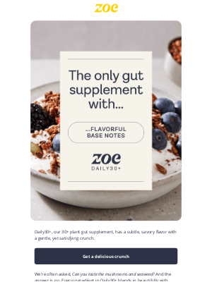 Zoe - How does Daily30+ taste?