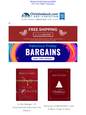 Christian Book Distributors - Shop Fab Friday Deals + Free Shipping