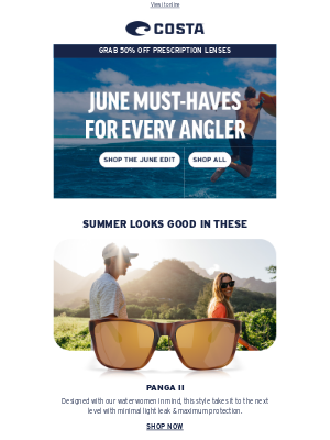 Costa Sunglasses - June’s Guide for Anglers