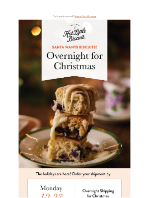 Callie's Charleston Biscuits - Overnight for Christmas