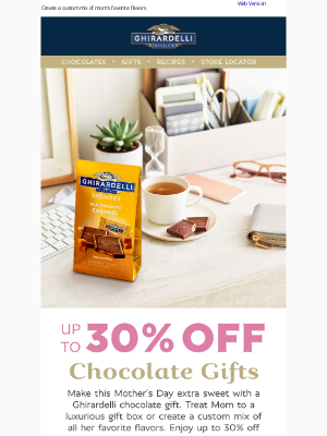 Ghirardelli Chocolate Company - Order by May 5th for Mother's Day 🌷🍫