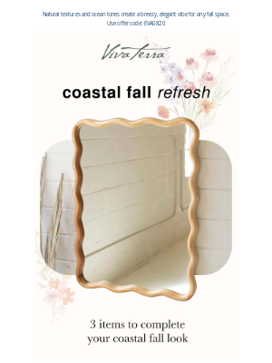 VivaTerra -  New Coastal-Inspired Finds for a Relaxed Fall Refresh