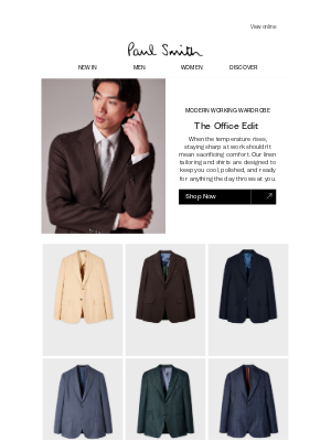 Paul Smith (United Kingdom) - Workwear that keeps its cool