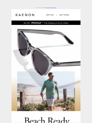 Kaenon - Best Sellers Built for Beach Days & Beyond