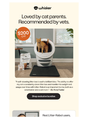 Litter-Robot - Vet approved, now up to $200 off 😺