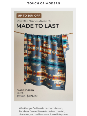 Touch of Modern - We’re Making A Blanket Statement