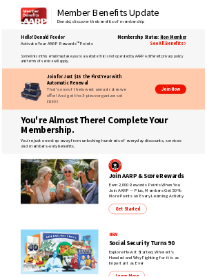 AARP - Your Member Benefits Update