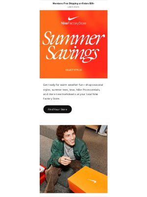 Nike - Score big with Summer Savings