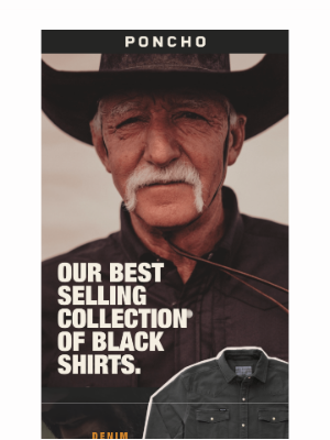 Poncho - The Black Shirt Collection