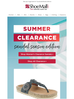 ShoeMall - Clearance Sandals That Are Too Good To Miss 🩴
