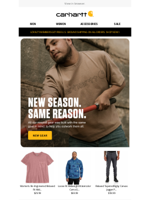 Carhartt - New gear for your next season of work