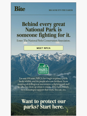 Bite Toothpaste Bits - Who’s protecting our parks?