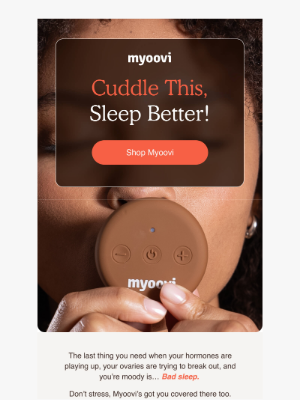 Myoovi - Tired of Bad Sleep On Your Period? 😩