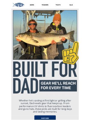 AFTCO Fishing - Gear Up for Father’s Day