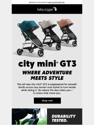 Baby Jogger - adventure-ready, boldly styled
