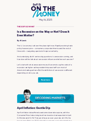 SoFi - 💸 Is a recession on the way or not?