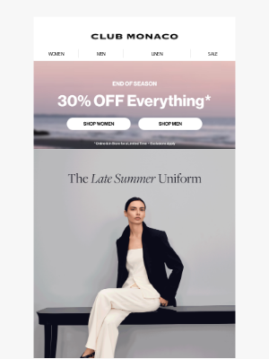 Club Monaco - Back to routine, but better