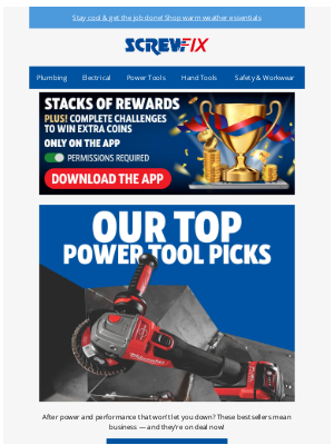 Screwfix (United Kingdom) - ⚡ Our top power tool picks are here