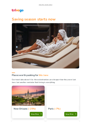 Trivago - June’s price drops are in 😲