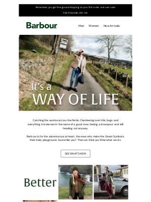 Barbour (United Kingdom) - Something new for you,  jesse