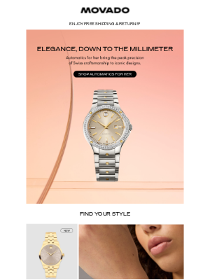 Movado - Make it Automatic: Swiss Beauties for Her