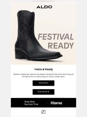 Aldo Shoes (Canada) - New cowboy boots are in