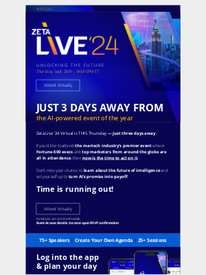 Zeta Global - Zeta Live ’24 Virtual is less than a week away – Register now!