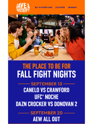 Dave & Buster's - Fight Night is Ready For the Takedown